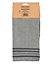 Country Club Eco Pro Chef 3 Pack Tea Towels Grey Stripe