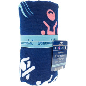 Country Club Fitness Towel Blue