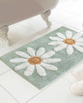 Country Club Fleur Bathmat Teal