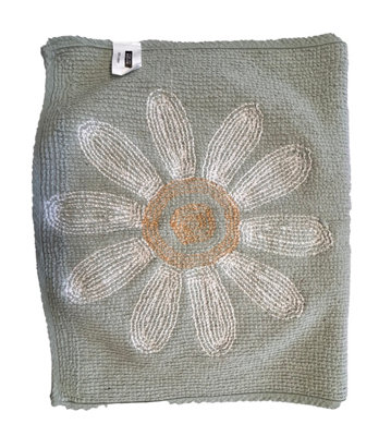 Country Club Fleur Bathmat Teal - 3