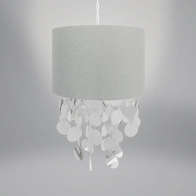 Country Club Glitter Light Shade Silver