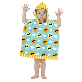 Country Club Toddler's Beach Towel Poncho Sunshine