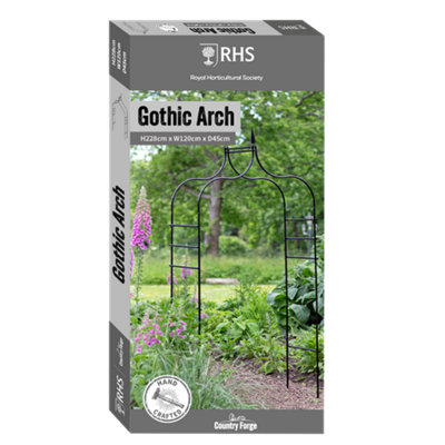 Country Forge Heavy Duty Gothic Arch Powder Coated Tubular Steel W1.2m ...