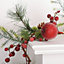 Country Hedgerow Xmas Table Decoration Christmas Garland - 180cm
