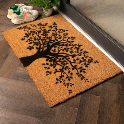 Country Home Tree of Life Extra Large Doormat DIY at B&Q