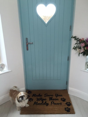 Make Sure You WipeThose Muddy Paws Doormat