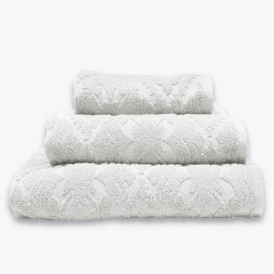 Country House Jacquard Bath Sheet - White Price Comparisons | Compare The Build
