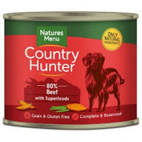 Country Hunter Meals Dog Can Beef With Superfoods 600g
