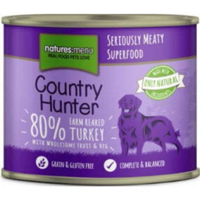 Country Hunter Meals Dog Can Farm Reared Turkey 600g x 6