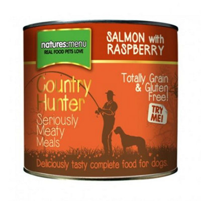 Country Hunter Meals Dog Can Salmon With Raspberry 600g x 6