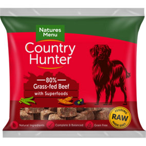 Country Hunter Raw Nuggets Beef With Superfoods 1kg