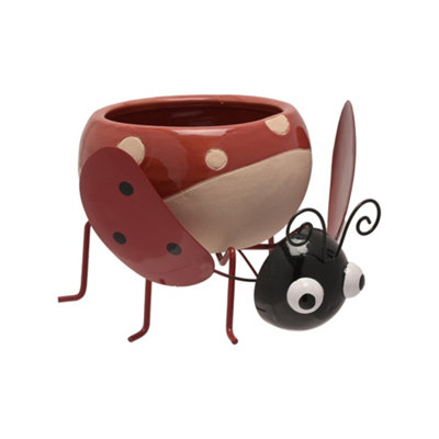 Country Living Ceramic Ladybird Planter