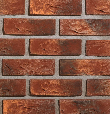 Country Red Brick Slips - 3 m2 - 3 boxes  MyDecorativeStone