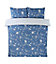 Country Toile Duvet Set Double Navy