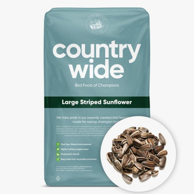 Countrywide Medium/Large Striped Sunflower Seed 12.55kg Price Comparisons | Compare The Build