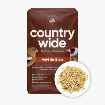 Countrywide No Grow Wild Bird Food With VAM 15kg