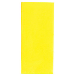 County 10 Sheets Yellow Tissue Papers (12 Pack) Yellow (50 x 70cm)
