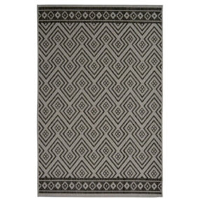 County Collection Geo Grey Indoor/Outdoor Rugs  11344A