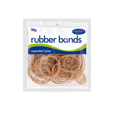 County Stationery Natural Rubber Bands (Pack of 36) Natural (One Size) Price Comparisons | Compare The Build