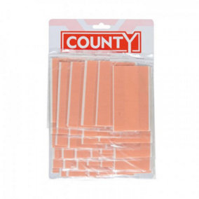 County Waterproof Plasters (Pack of 36) Peach (One Size)