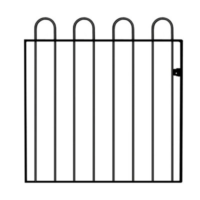 COURA Metal Tall Hoop Top Gate 1000mm GAP x 950mm High CRZP05