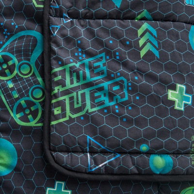 Coverless 10.5 Tog Gaming Duvet Pillowcase Kids Quilt Soft Bedding Set Single - 4