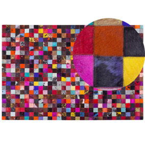 Cowhide Area Rug 200 x 300 cm Multicolour ENNE