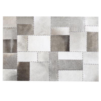 Cowhide Area Rug Brown 140 x 200 cm PERVARI