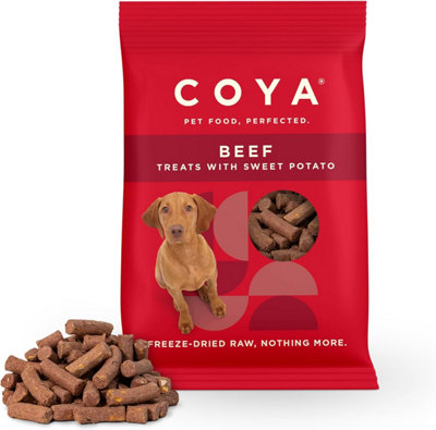 Coya Freeze-Dried Raw 12pk Adult Dog Treats - Beef - 12 x 40g