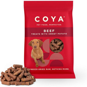 Coya Freeze-Dried Raw 12pk Adult Dog Treats - Beef - 12 x 40g