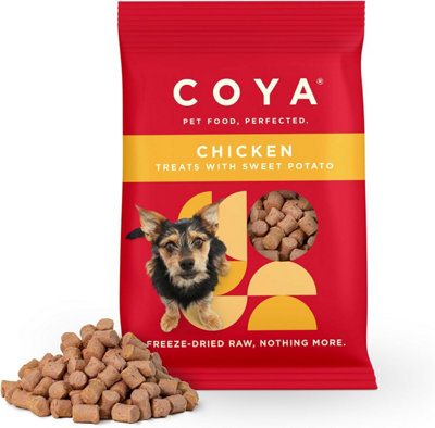 Coya Freeze-Dried Raw 12pk Adult Dog Treats - Chicken - 12 x 40g