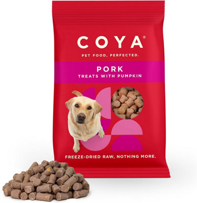 Coya Freeze-Dried Raw 12pk Adult Dog Treats - Pork - 12 x 40g