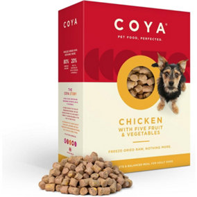 Coya Freeze-Dried Raw 3pk Adult Dog Food - Chicken - 3 x 750g