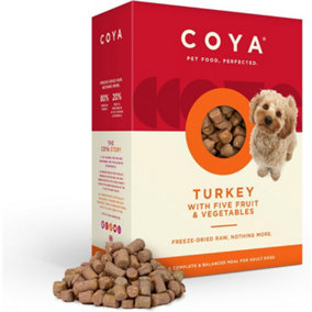Coya Freeze-Dried Raw 3pk Adult Dog Food - Turkey - 3 x 750g