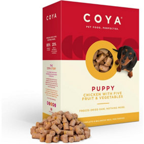 Coya Freeze-Dried Raw 3pk Puppy Dog Food - Chicken - 3 x 750g