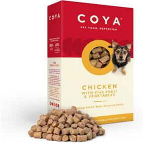 Coya Freeze-Dried Raw 6pk Adult Dog Food - Chicken - 6 x 150g