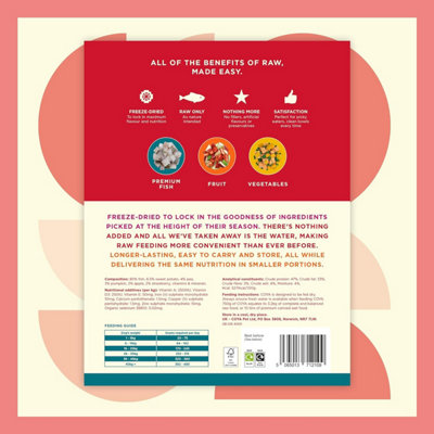 Coya Freeze-Dried Raw 6pk Adult Dog Food - Fish - 6 x 150g