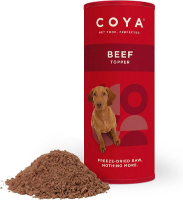 Coya Freeze-Dried Raw 6pk Adult Dog Food Topper -  Beef - 6 x 50g