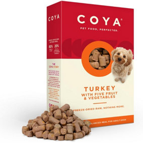 Coya Freeze-Dried Raw 6pk Adult Dog Food - Turkey - 6 x 150g
