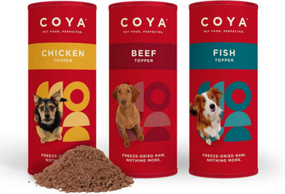 Coya Freeze-Dried Raw 6pk Adult Dog Topper - Variety - 6 x 50g