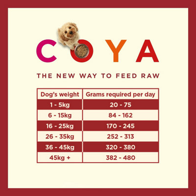 Coya Freeze-Dried Raw Adult Dog Food - Beef - 750g