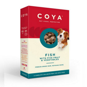 Coya Freeze-Dried Raw Adult Dog Food - Fish - 150g