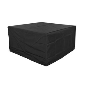 Cozy Bay Black Premium 8 Seater Cube Set Cover
