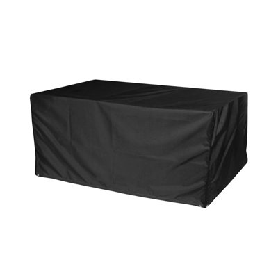 Cozy Bay Sofa Dining Rectangular Table Cover in Black DIY at B&Q