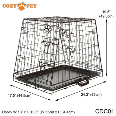 Cozy Pet Car Dog Crate 24