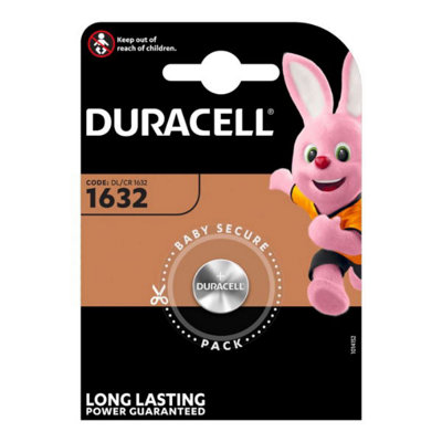 CR1632 3v Lithium - Pack of 1 (Duracell)