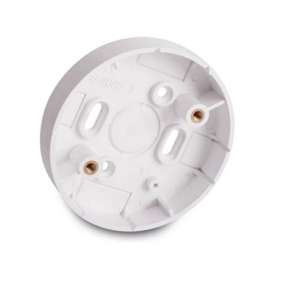 CRA1 PVCu Ceiling Rose Adaptor 25mm x 16mm Mini Trunking White