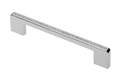 CRA14 - cabinet door handle - 128mm, chrome