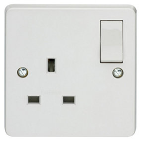 Crabtree 4304 Capital Switch Socket Outlet 1 Gang SP 13 Amp