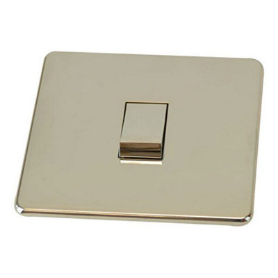 Crabtree 7170/HPC Platinum Screwless Low Profile Light Switch 1 Gang 2 Way 10 Amp - Polished Chrome Price Comparisons | Compare The Build